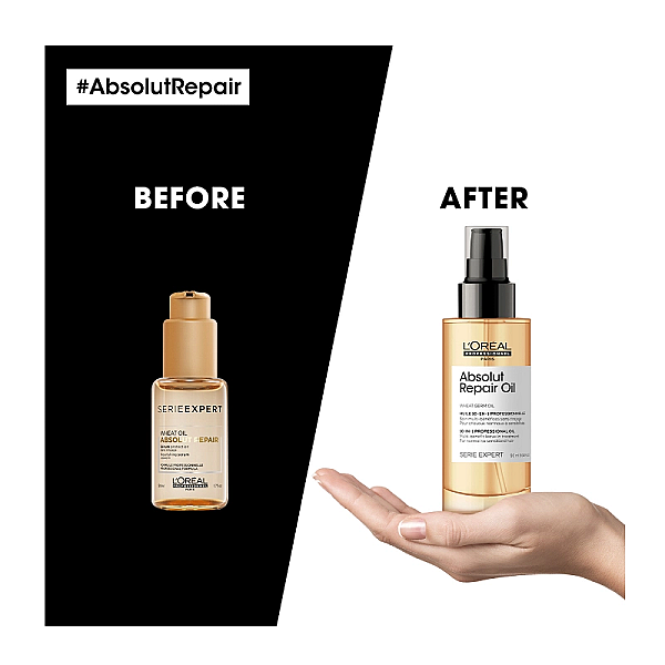 Ulei pentru par uscat si deteriorat multi-beneficii serie expert absolut repair 