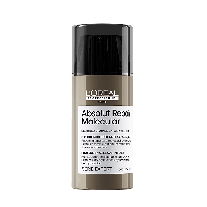 Crema leave-in pentru par deteriorat serie expert absolut repair molecular