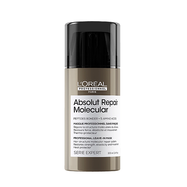 Crema leave-in pentru par deteriorat serie expert absolut repair molecular