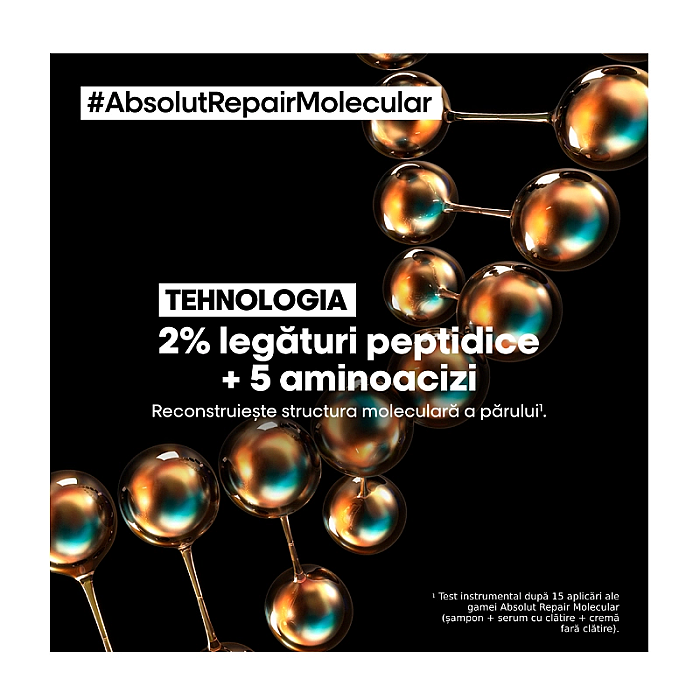 Sampon pentru par deteriorat serie expert absolut repair molecular