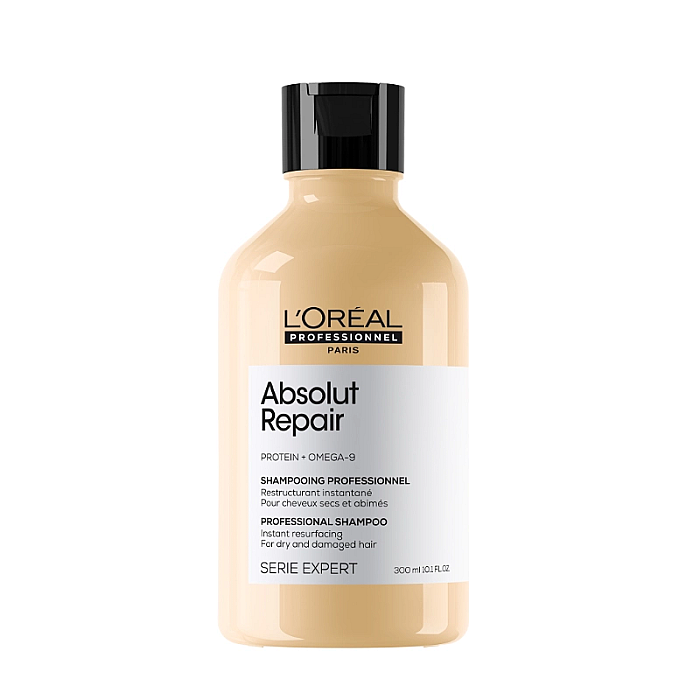 Sampon pentru par uscat si deteriorat serie expert absolut repair