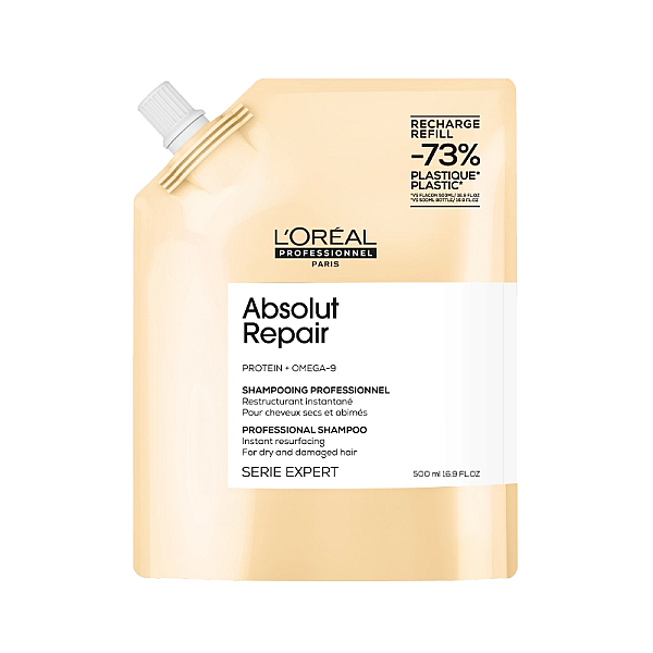 Sampon pentru par uscat si deteriorat serie expert absolut repair