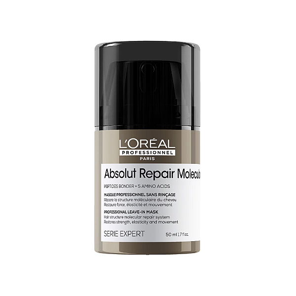 Crema leave-in pentru par deteriorat serie expert absolut repair molecular