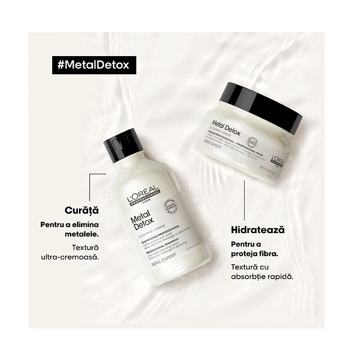 Sampon profesional fara sulfati serie expert metal detox