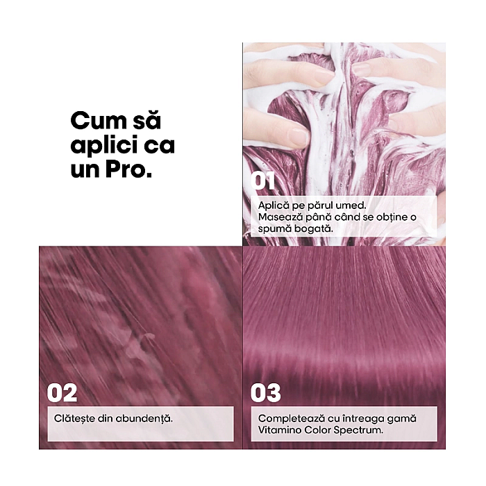 Sampon pentru par vopsit serie expert vitamino color spectrum