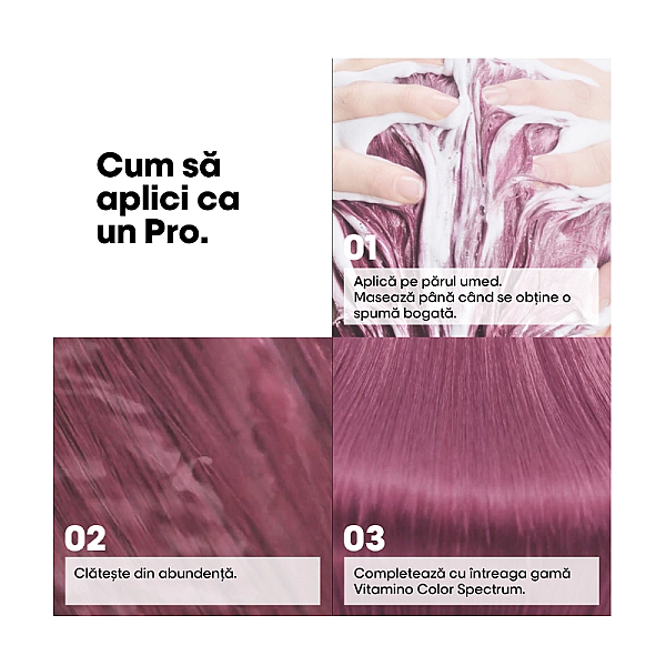 Sampon pentru par vopsit serie expert vitamino color spectrum