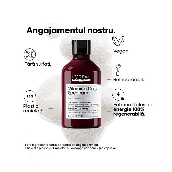 Sampon pentru par vopsit serie expert vitamino color spectrum