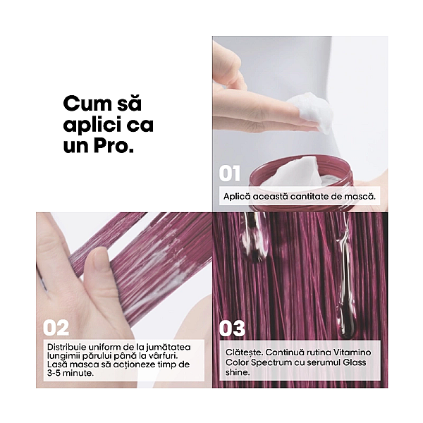 Masca pentru par vopsit serie expert vitamino color spectrum