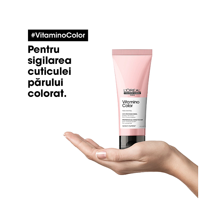 Balsam profesional pentru mentinerea culorii parului vopsit serie expert vitamino color 