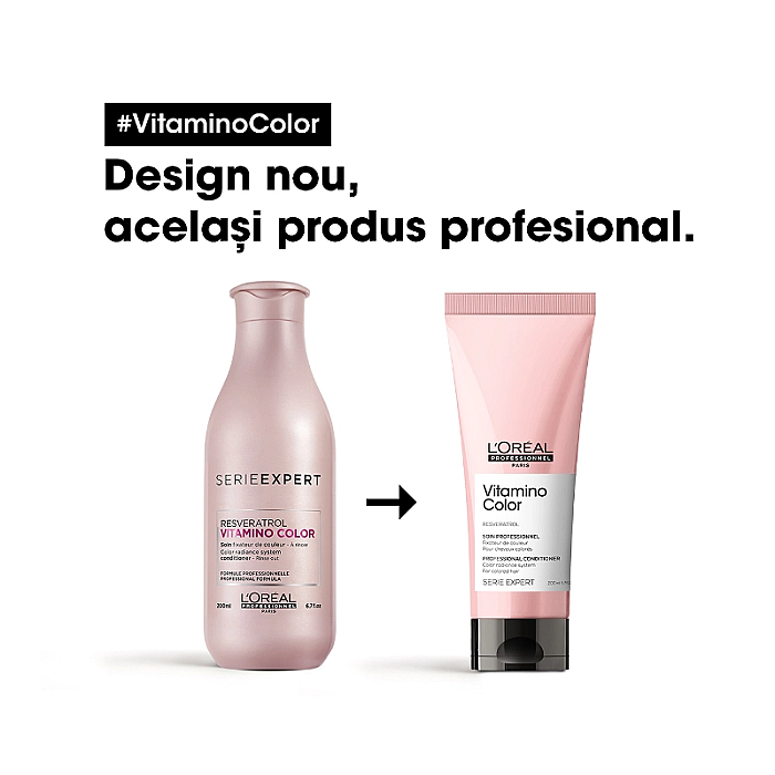 Balsam profesional pentru mentinerea culorii parului vopsit serie expert vitamino color 