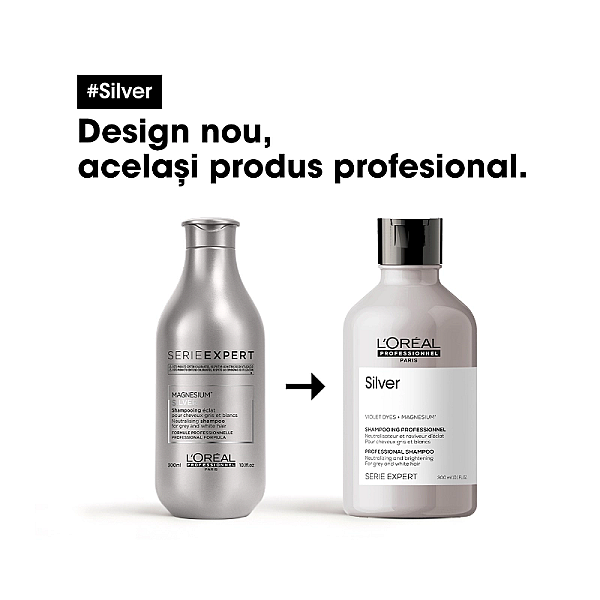 Sampon profesional pentru par blond serie expert silver