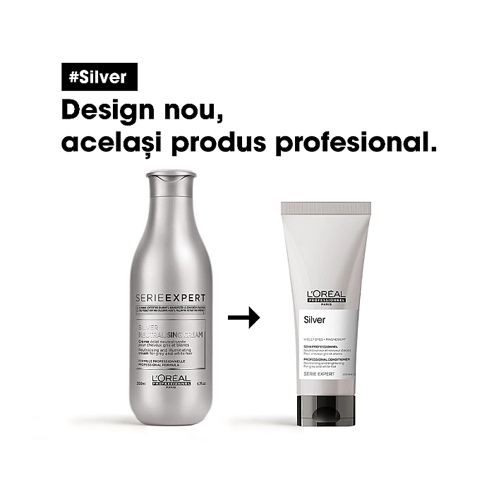 Balsam de par pentru par blond serie expert silver