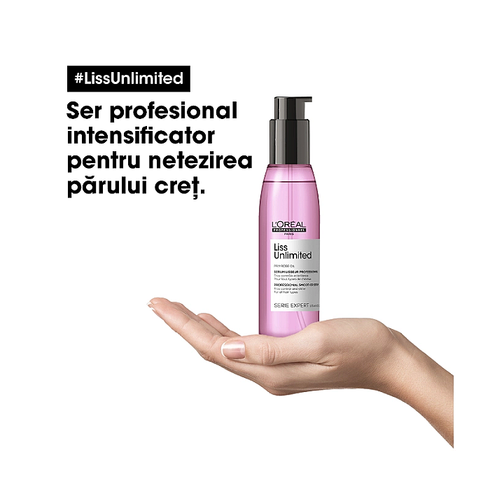 Serum profesional pentru netezirea intensa a parul indisciplinat serie expert liss unlimited