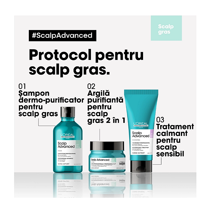 Tratament profesional calmant pentru scalp sensibil cu niacinamide serie expert scalp advanced