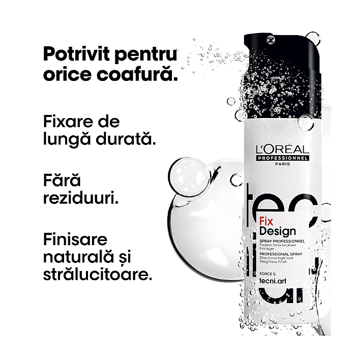 Fixativ profesional cu fixare puternica tecni.art fix design