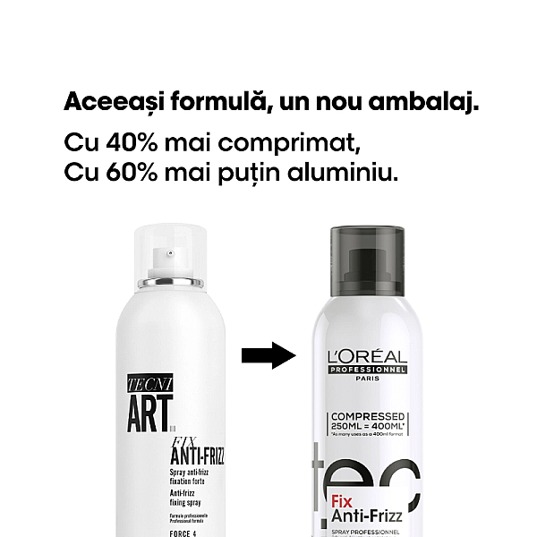 Fixativ profesional cu efect anti-frizz tecni.art fix anti frizz 