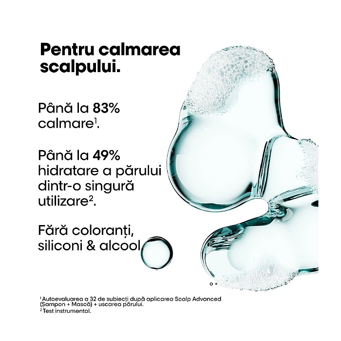 Sampon pentru scalp sensibil cu niacinamide serie expert scalp advanced