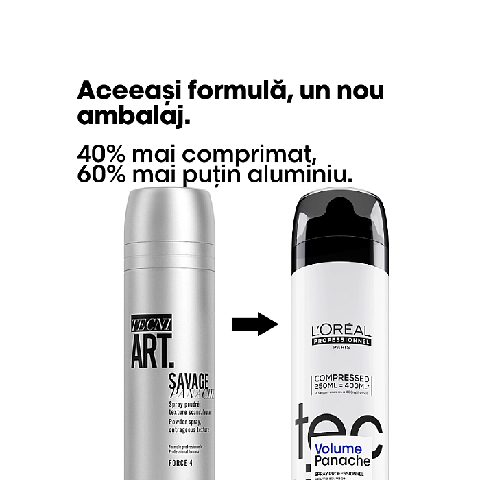 Spray de volum profesional tecni.art volume panache