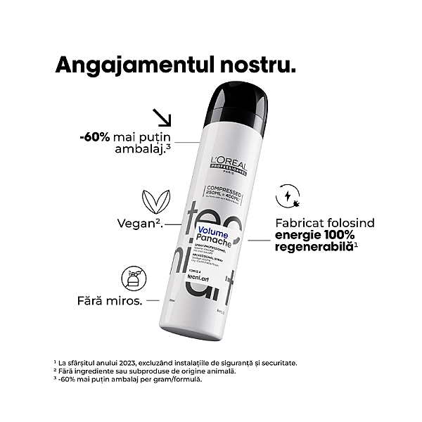 Spray de volum profesional tecni.art volume panache