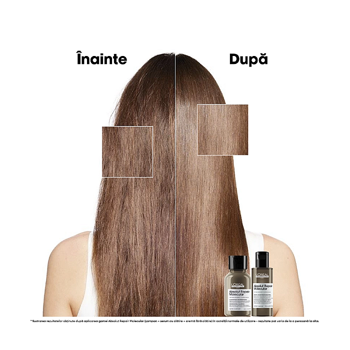 Set par deteriorat travel size absolut repair molecular - sampon 100ml, serum 75ml