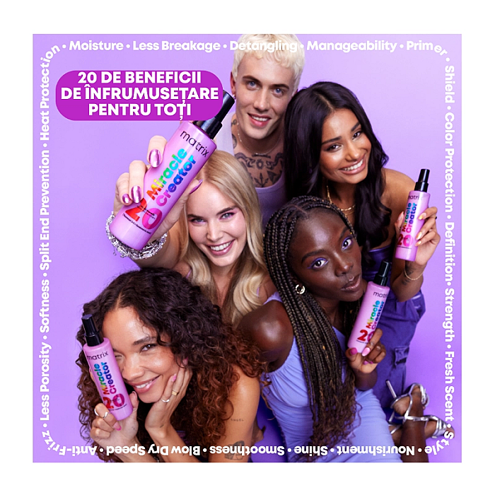Spray de par multifunctional cu 20 de beneficii total results miracle creator 20 