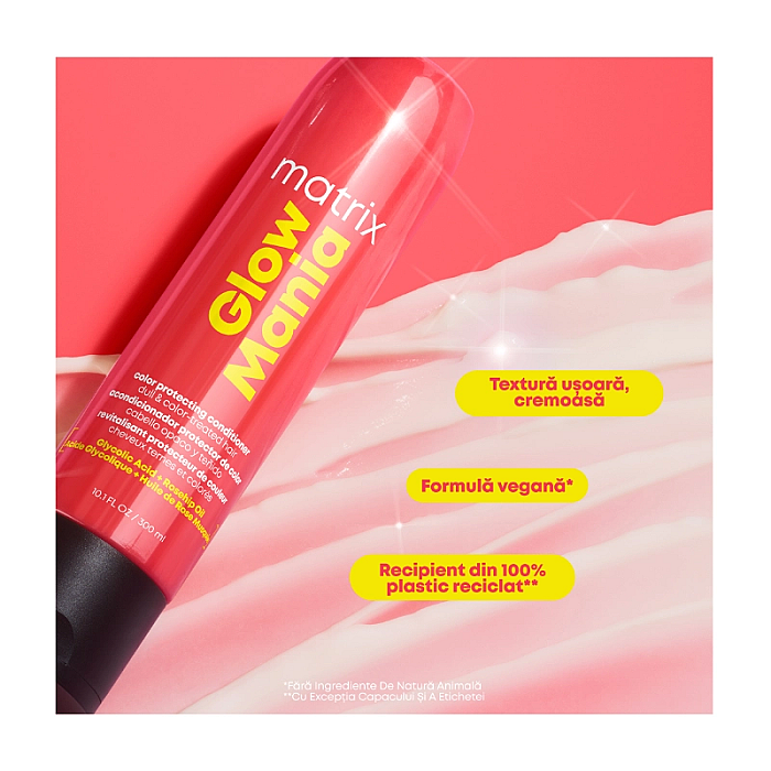 Balsam pentru protejarea culorii si stralucire total results glow mania