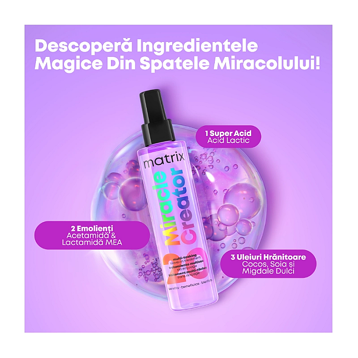 Spray de par multifunctional cu 20 de beneficii total results miracle creator 20 