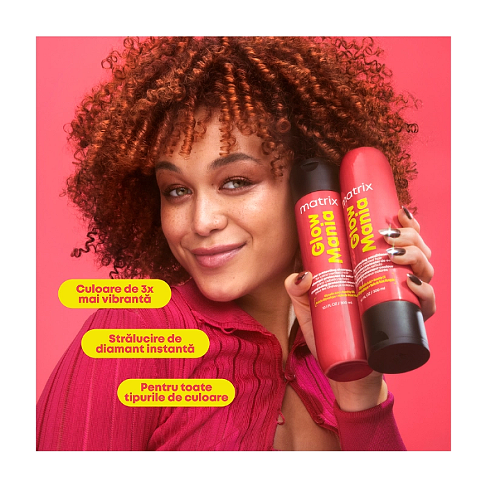 Sampon pentru protejarea culorii si stralucire total results glow mania 