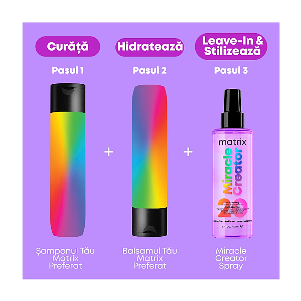 Spray de par multifunctional cu 20 de beneficii total results miracle creator 20 