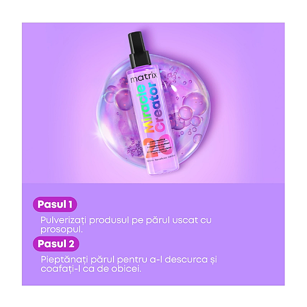 Spray de par multifunctional cu 20 de beneficii total results miracle creator 20 