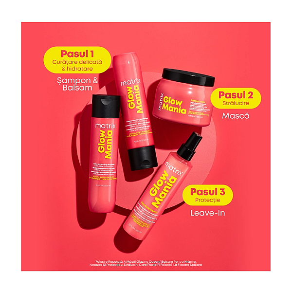 Sampon pentru protejarea culorii si stralucire total results glow mania 
