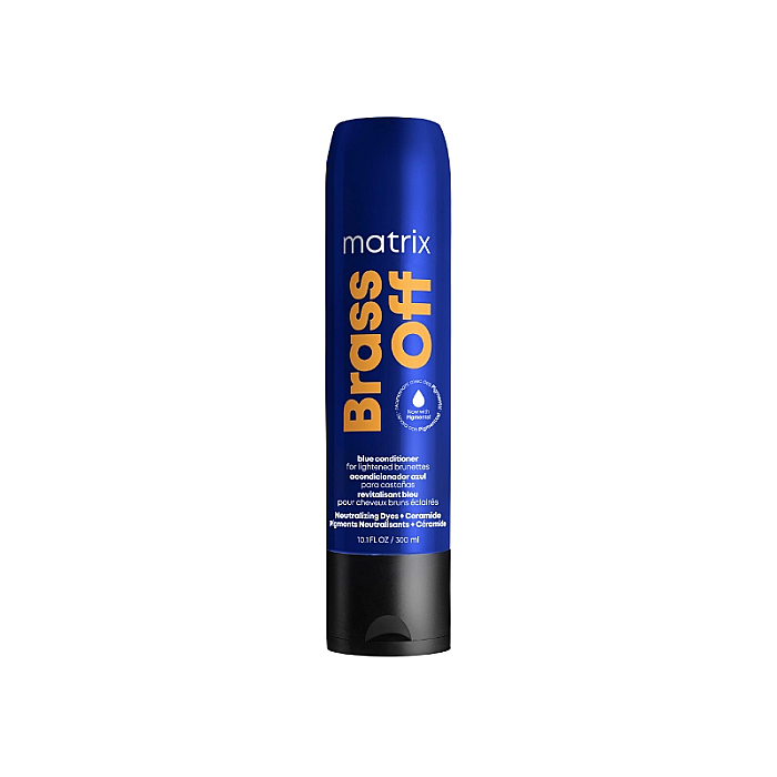 Balsam de par cu pigment albastru total results brass off 