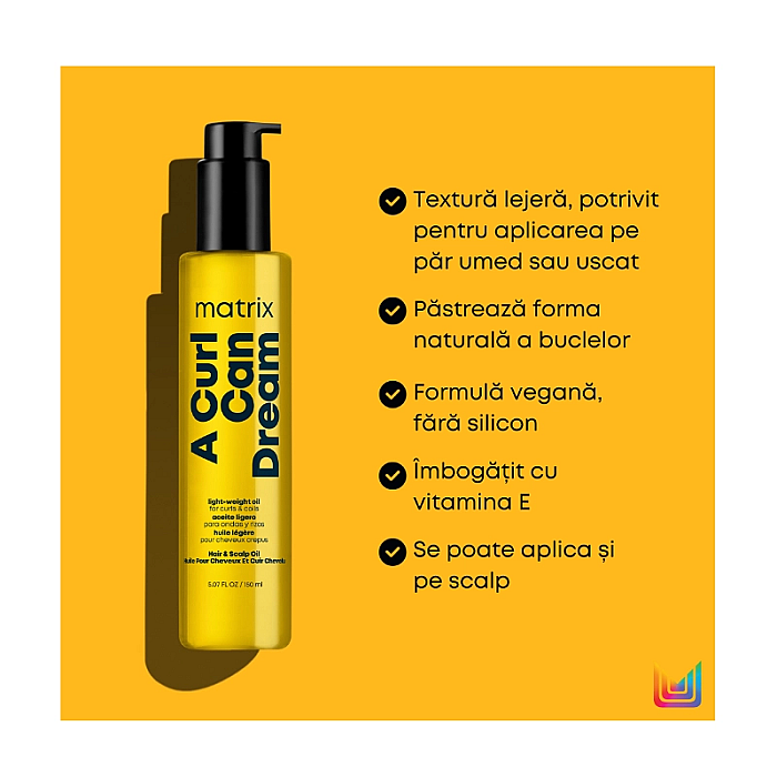 Ulei profesional pentru par a curl can dream 