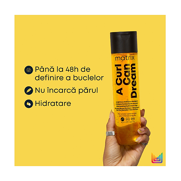 Sampon hidratant pentru parul ondulat a curl can dream 