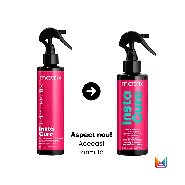 Spray anti-porozitate cu vitamina b5 pentru par uscat si deteriorat instacure 