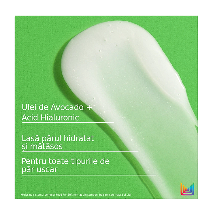 Sampon profesional pentru par uscat food for soft 
