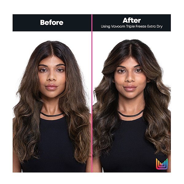 Fixativ cu putere maxima de fixare vavoom triple frizz extra dry