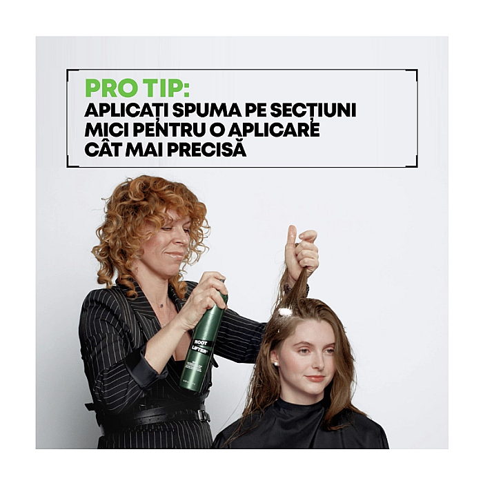 Spuma-spray de par pentru volum volume root lift