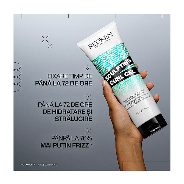 Gel pentru modelare pentru parul cret si foarte cret sculpting curl gel