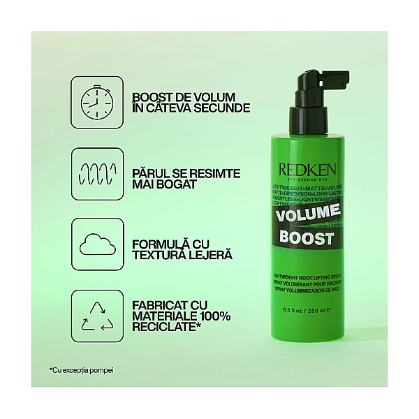 Spray profesional pentru volum volume boost
