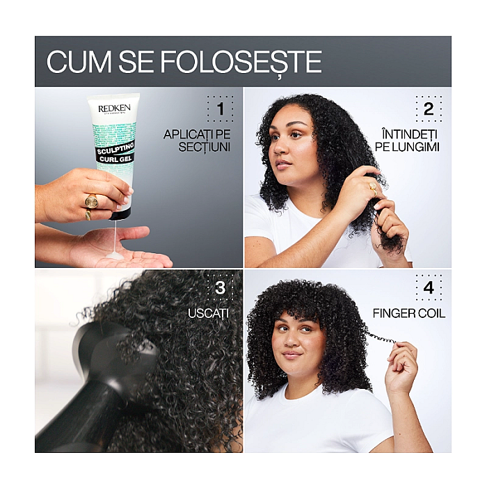 Gel pentru modelare pentru parul cret si foarte cret sculpting curl gel