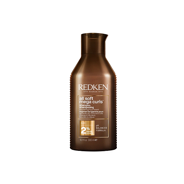 Sampon profesional cu aloe vera pentru parul ondulat si cret all soft mega curls 