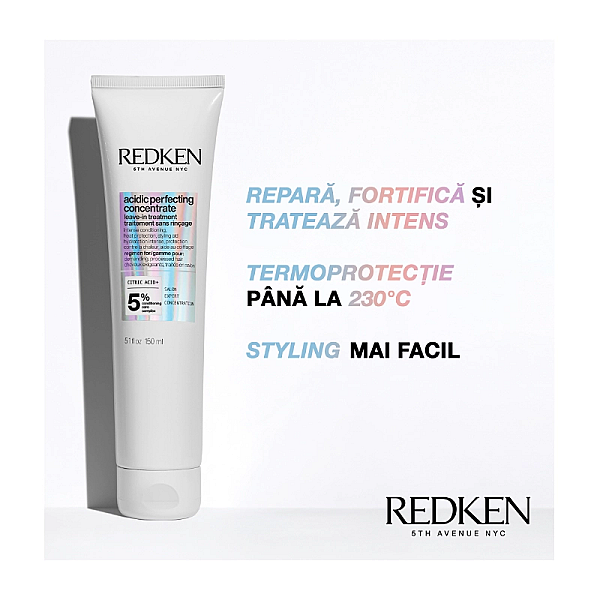 Leave-in profesional intens hidratant cu protectie termica acidic bonding concentrate