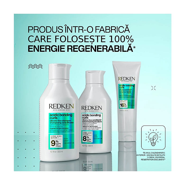 Sampon profesional regenerator pentru parul cret si foarte cret acidic bonding curls