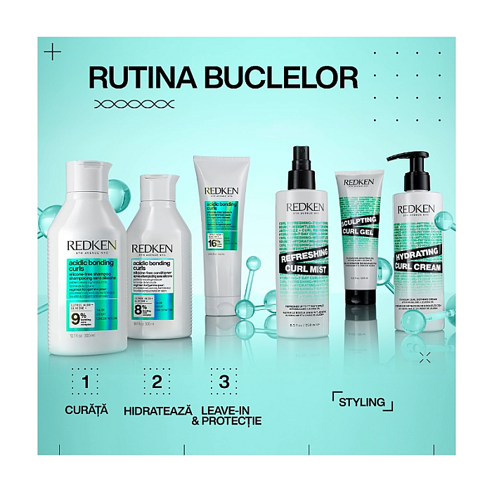 Balsam profesional regenerator pentru parul cret si foarte cret acidic bonding curls