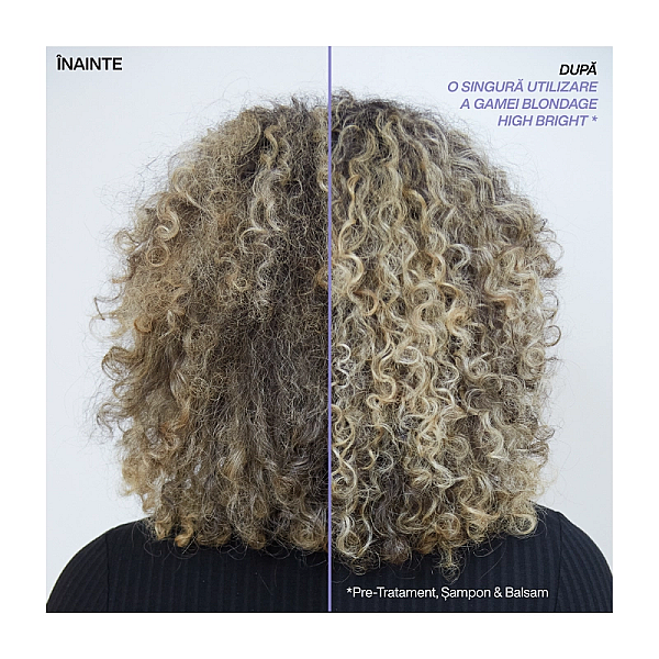Sampon iluminator pentru par blond si suvite blondage high bright 