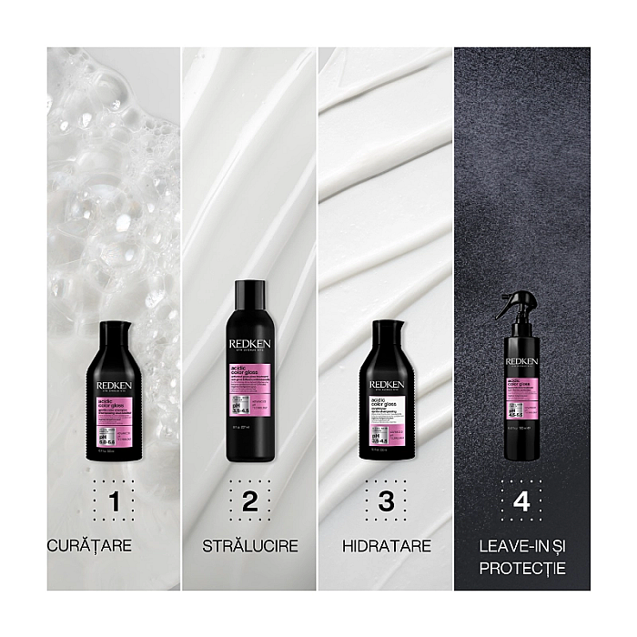 Balsam profesional pentru par vopsit acidic color gloss