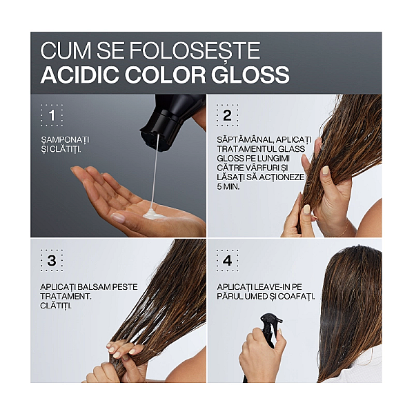 Balsam profesional pentru par vopsit acidic color gloss