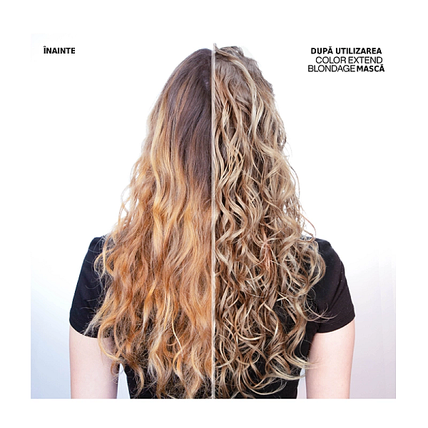 Masca cu pigment violet pentru par blond color extend blondage