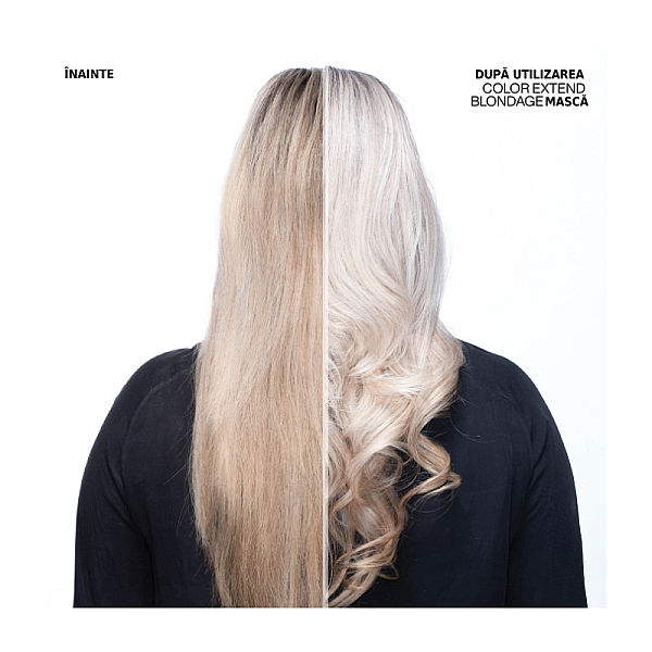 Masca cu pigment violet pentru par blond color extend blondage
